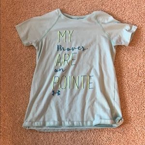 Short Sleeve Teal Graphic T-Shirt